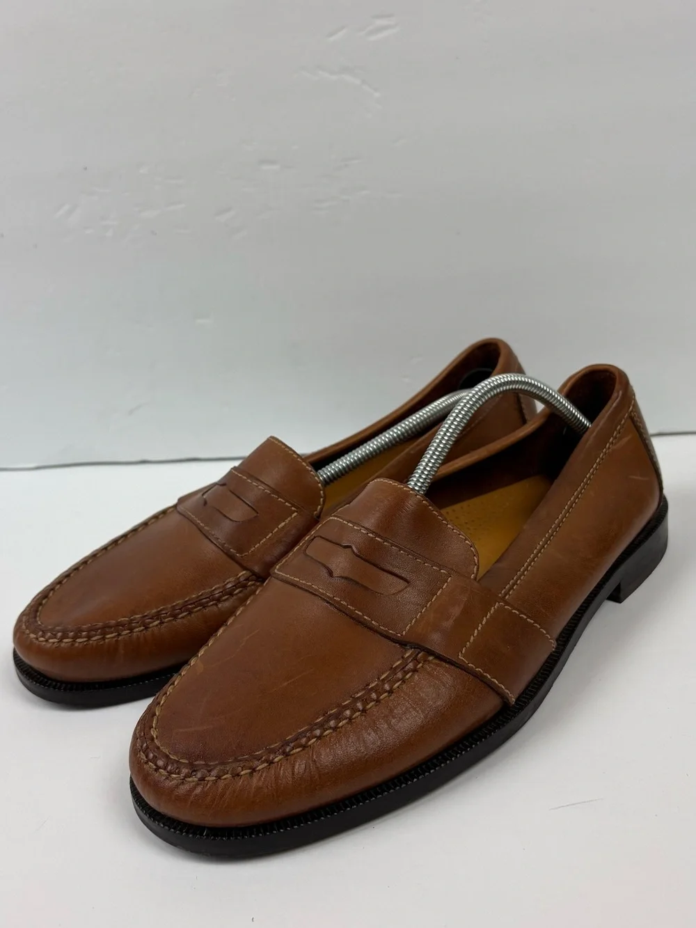 Cole Haan Pinch Prep Penny Loafer - Men's Brown Shoes Size 10.5W 01462